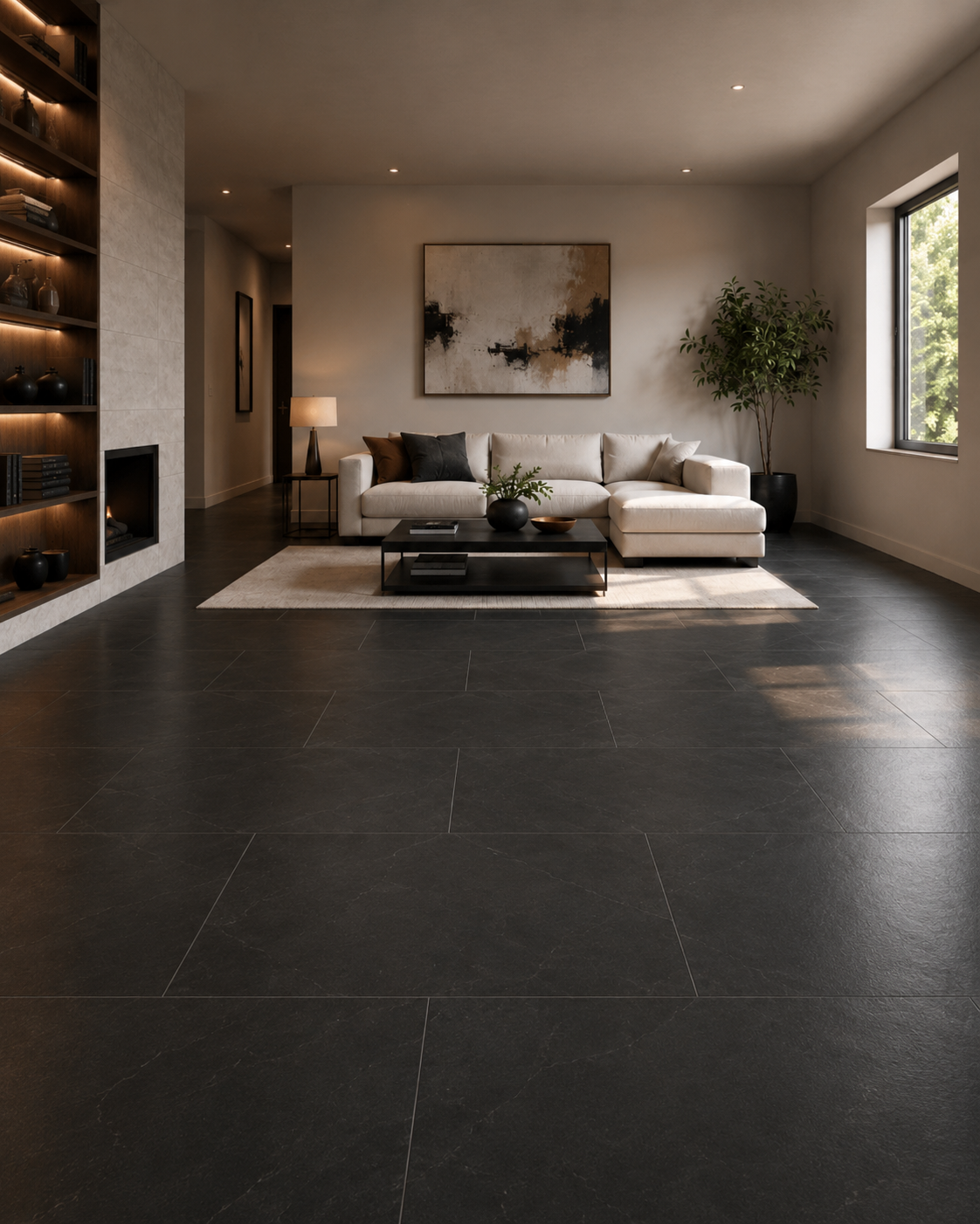Calgary installer fitting white oak engineered hardwood flooring